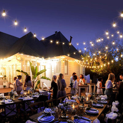 How to hang outdoor patio lights without nails